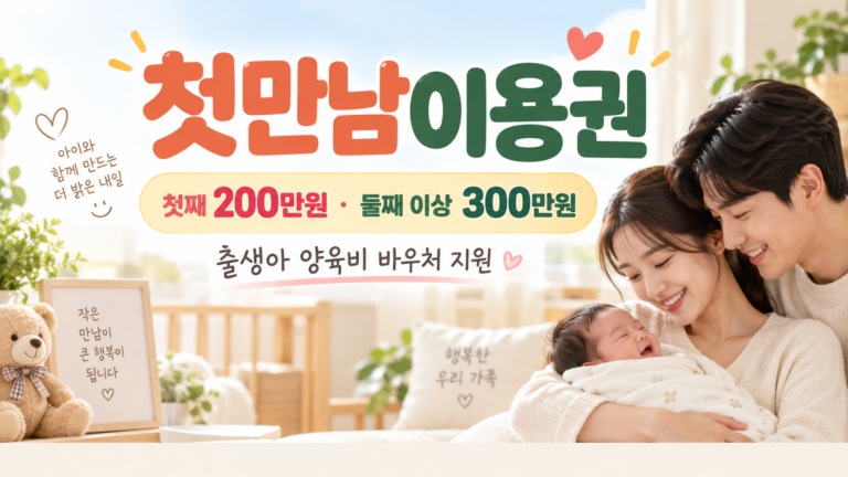 첫만남이용권 출산 지원 안내