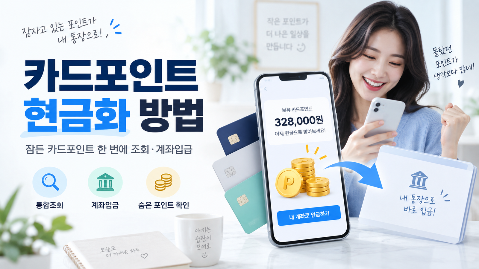 카드포인트 현금화 잠든 포인트 조회 계좌입금 안내