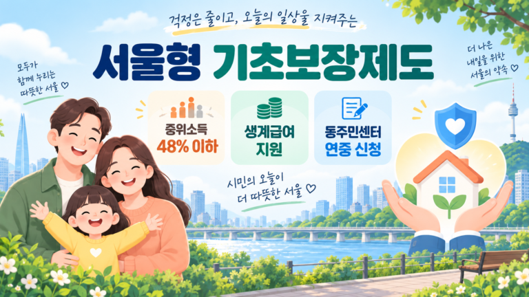 서울형 기초보장제도 안내