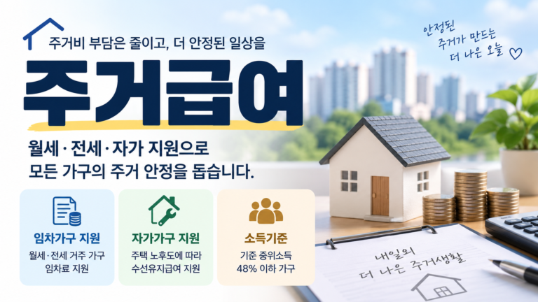 주거급여 지원 안내